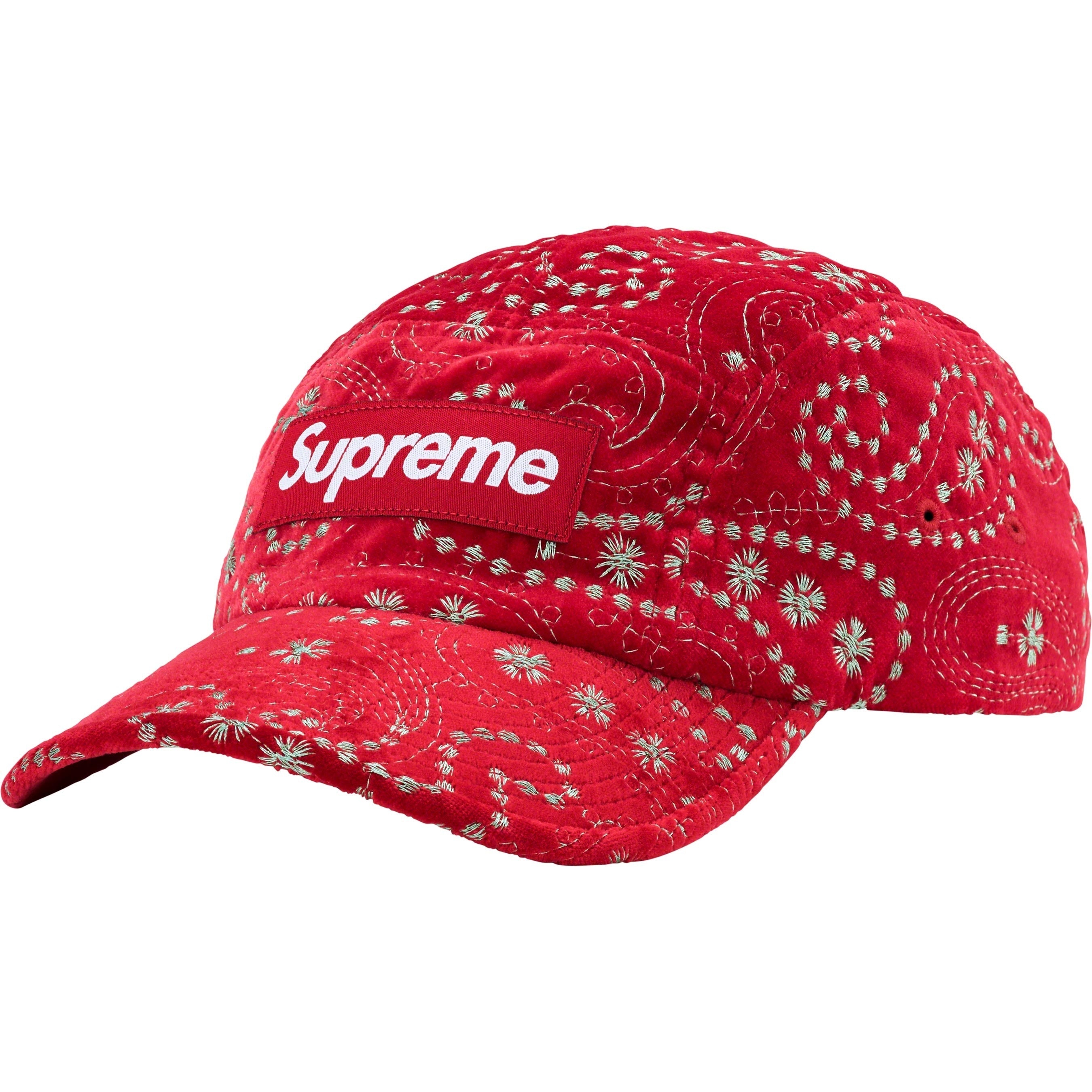 Velvet Paisley Camp Cap view 2